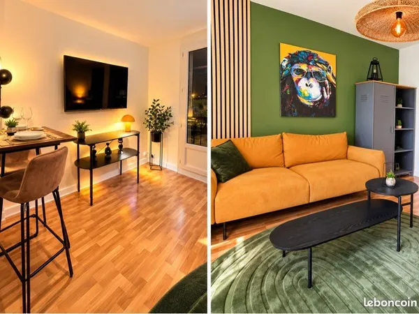 ✨ À LOUER - SUPERBE T3 MEUBLÉ & TOUT ÉQUIPÉ - 54,47 m² ✨