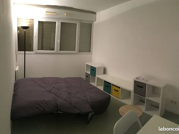 Studio meublé 20 m² proche campus Talence, parking sécurisé