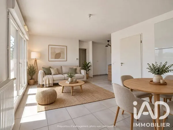 Appartement 3 pièces 61 m²