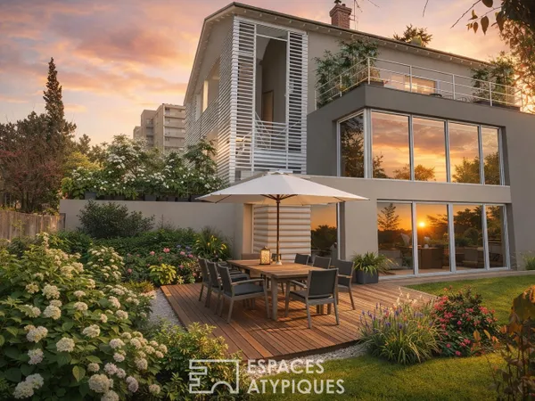 Duplex avec jardin dans une ancienne maison