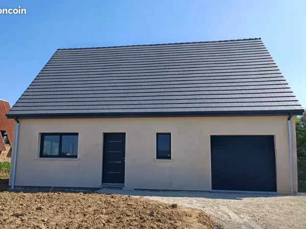 Plain pied de 70 m² avec 3 chambres et garage