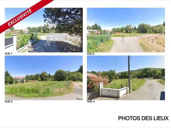 À VENDRE - TERRAIN CONSTRUCTIBLE DE 940 m² - FIRMINY