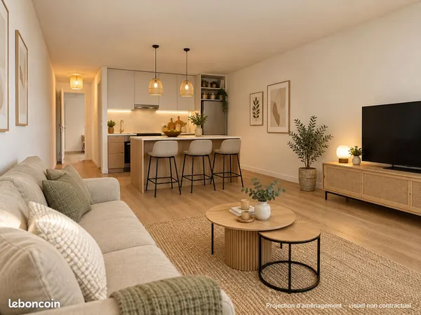 Bureaux OU Appartement 54m² proche centre avec parking