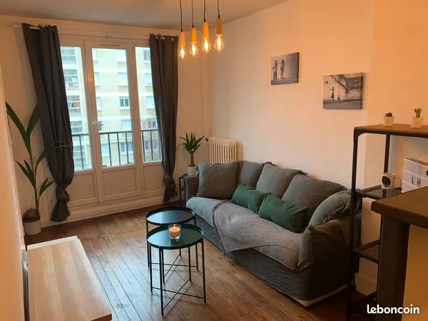 Location T2 meublé 31 m² - Quartier agréable Le Havre (Plage / Centre-ville)