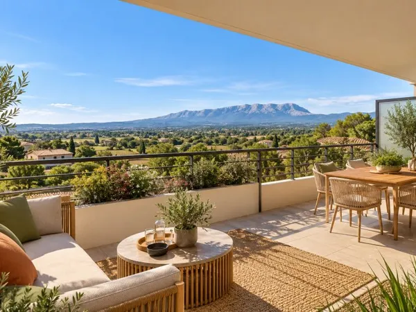 GRAND T3 TRAVERSANT - VUE SAINTE VICTOIRE - COUTHERON