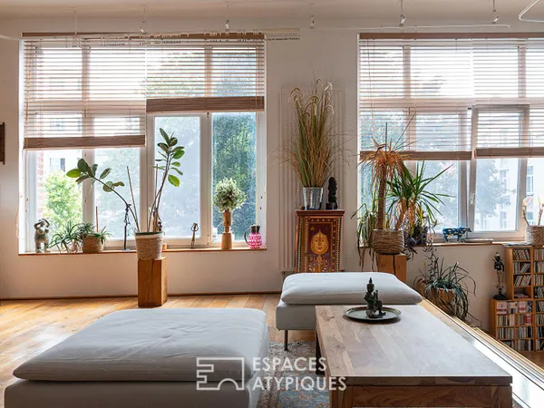 Loft lumineux dans une ancienne manufacture industrielle
