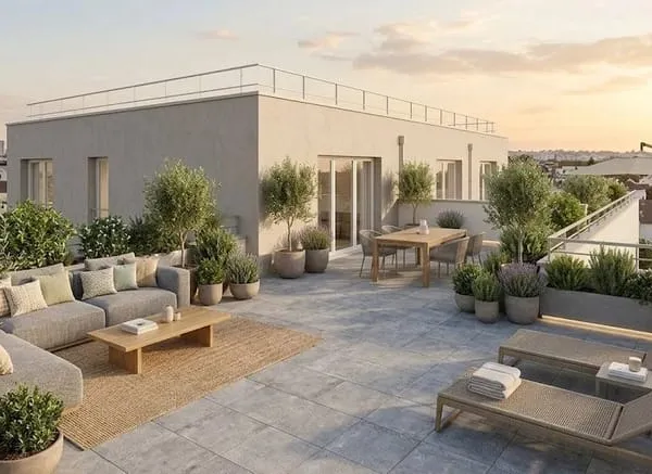 APPARTEMENT T5 DE STANDING EN 2ÈME ÉTAGE — NEUILLY-SUR-MARNE (93330) — 115 M² AVEC TERRASSE (55 M²),