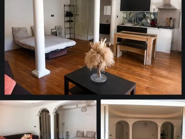 Duplex salon+ chambre
