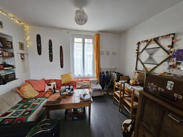 Poitiers au pied du centre-ville, appartement T3,55 m2 avec