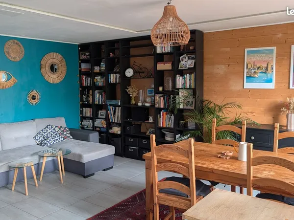 Appartement T3 meublé avec balcon, garage et cave - quartier Sablon