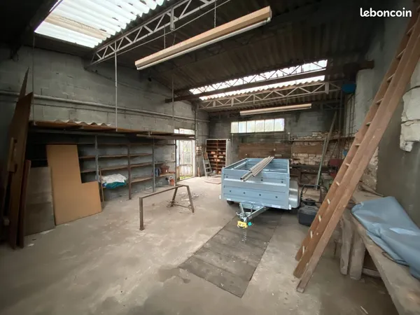 Garage avec fosse