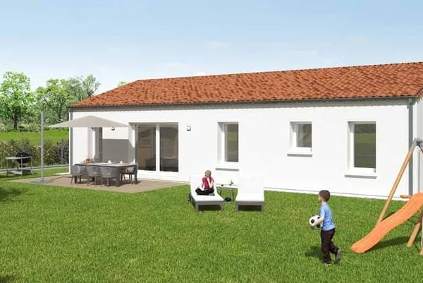 Maison -104 m² - 4 chambres + Terrain de 1000 m² à MIGRON
