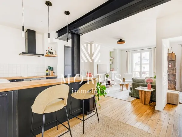 APPARTEMENT 3 PIÉCES REFAIT À NEUF 75017