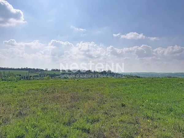 A vendre Terrain à Auch 878 m2 dans lotissement neuf, vue dégagée