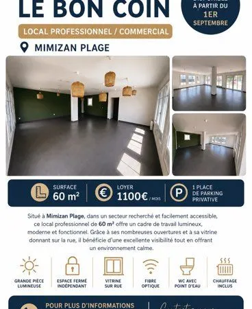 Local commercial à Louer