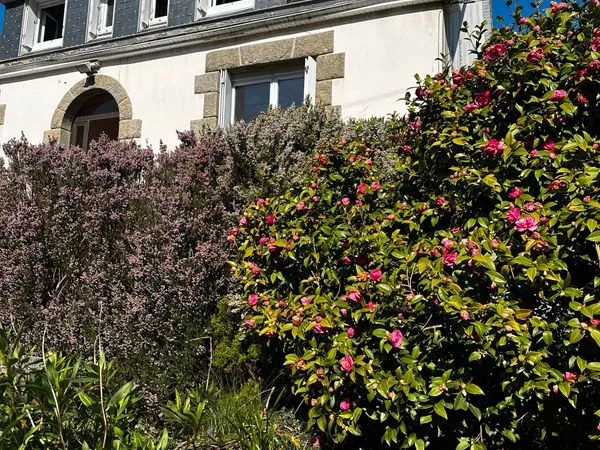 Belle maison avec vue mer dans un cadre naturel
