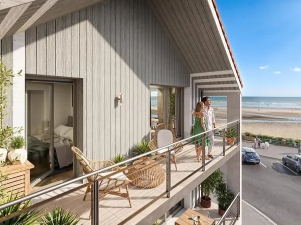 'L'OREE DE LA BAIE -Appartement RDC T2 Cabine NEUF à CAYEUX-sur-MER-Frais de notaire offerts jusqu'a