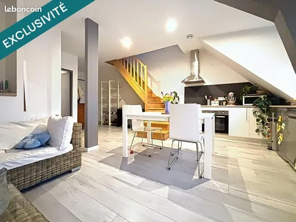Duplex 3 pièces 80 m²