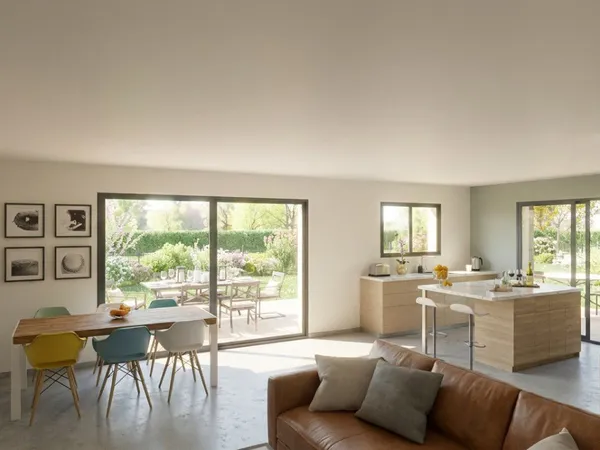 PP original avec 4 chambres et double garage sur 730 m²
