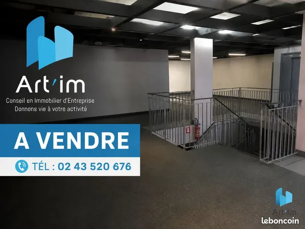 Murs commerciaux 375 m² Le Mans