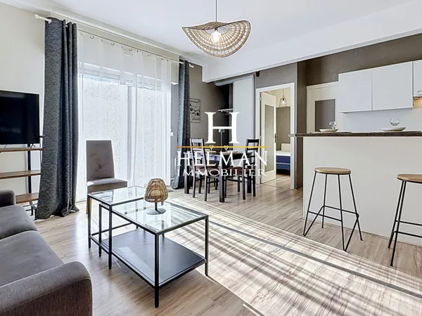 Appartement F2 avec cave au coeur du Touquet, 150 m de la plage