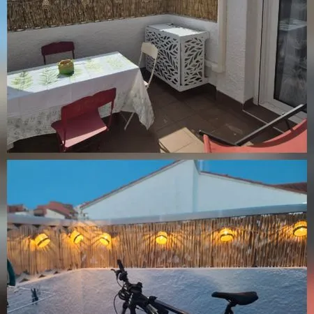 Vente appartement Port Leucate 28 m2 avec grande terrasse accès direct plage