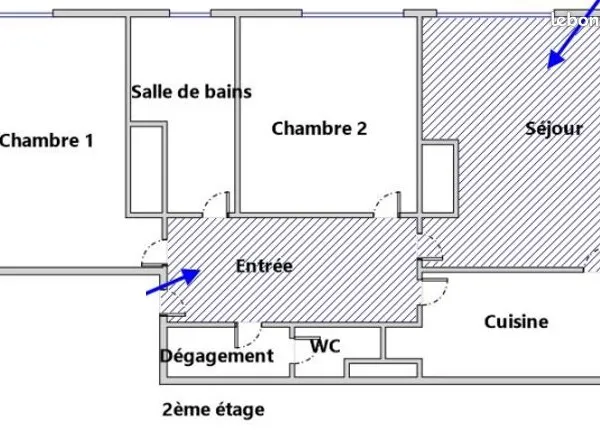 Appartement F3 à louer Freyming