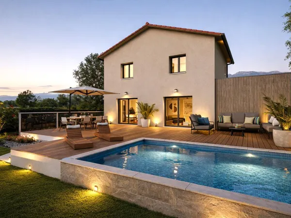 Maison neuve + terrain à VEUREY-VOROIZE, à ne pas manquer !