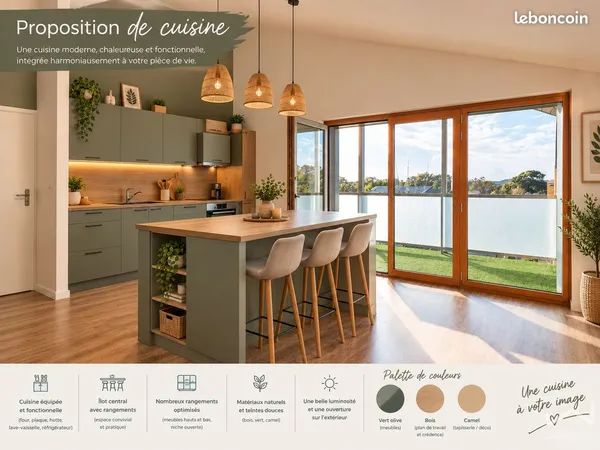 Appartement 3 pièces 64 m²