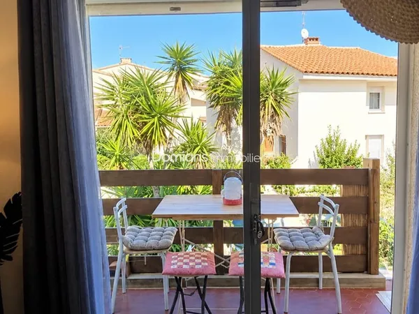 A VENDRE - LE BARCARES- STUDIO AVEC EXTERIEUR ET PLACE DE PARKIN