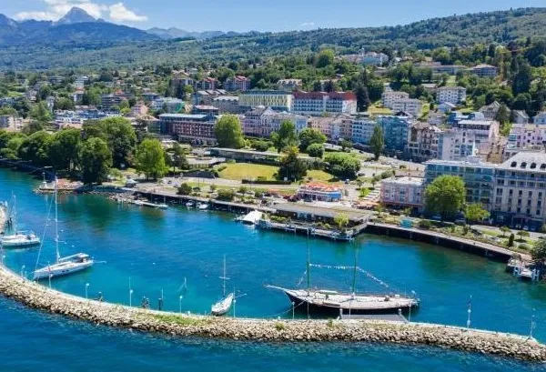Vue Leman Haute Savoie Hôtel