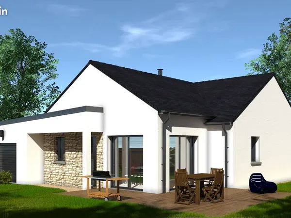 Projet terrain + maison sur la commune de Lannion