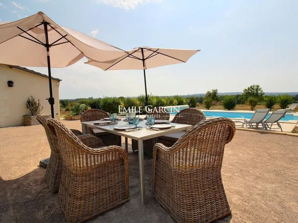 A louer - Benerville-sur-Mer - Maison 6 chambres - Piscine - Terrain de tennis