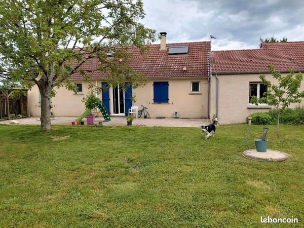 Pavillon familial 121 m² - 5 chambres - Jardin arboré - Garage - Vente de particulier à particulier