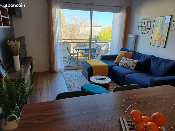 Appartement T2 45m² avec parking, terrasse et vue dégagée