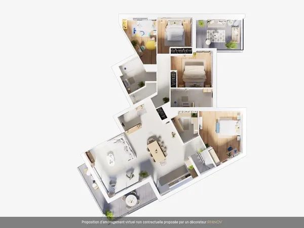 Appartement 5 pièces 148 m²