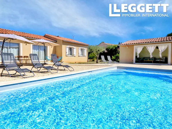 GARGAS, LUBERON - Villa contemporaine neuve 4 chambres, piscine - DPE classe A
