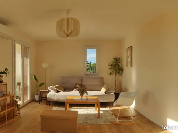 Appartement T3 meublé - Mas Drevon - tranquillité & vue dégagée