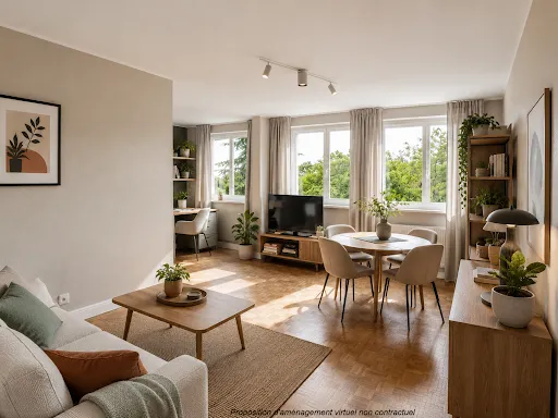 Appartement 2 pièces 52 m²
