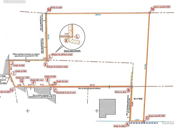 Terrain 2882 m² DOURDAN