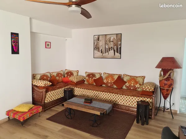 Loue apt meuble 75m²