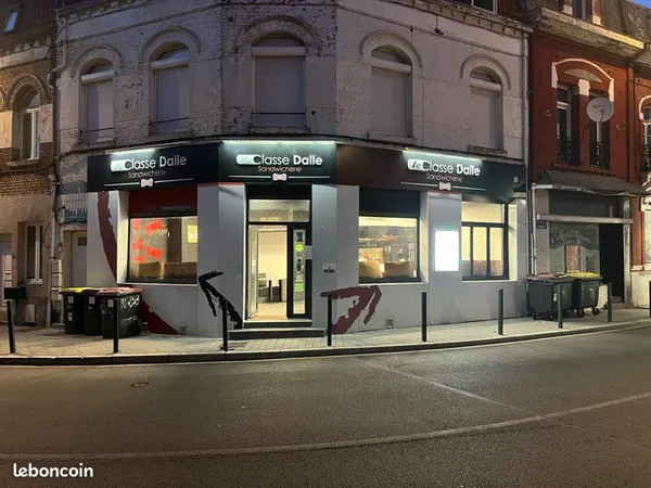 🍔 à vendre - fonds de commerce / local de restauration rapide - face à la gare