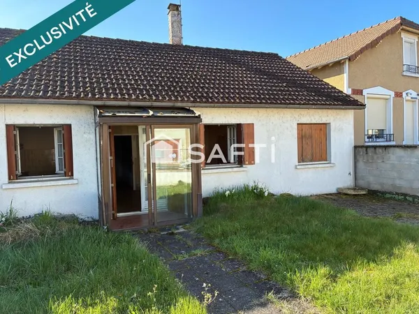 Maison d'habitation 3 pièces et dépendances