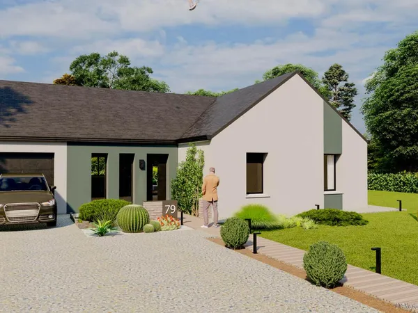 Terrain + maison 79 m²