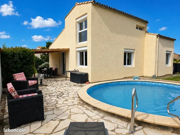 Maison 141m2 - 4CH - Piscine - Terrain 504M2