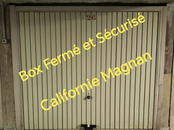 Garage Box fermé et sécurisé avenue de la Californie Magnan