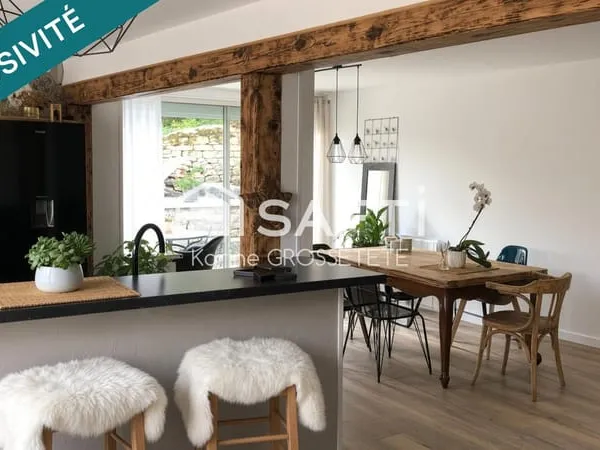 Maison 84m² sur un terrain de 1500m²