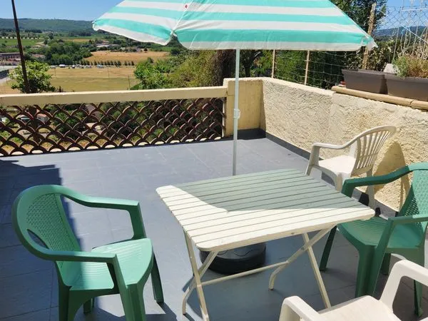 Maison dans village médiéval
