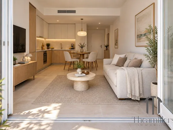 T3 de 64 m² avec terrasse et piscine