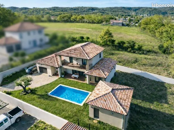 BAIX (07210) - MAISON 2025 - DPE A - PISCINE & DÉPENDANCE 30 m² - 515 000